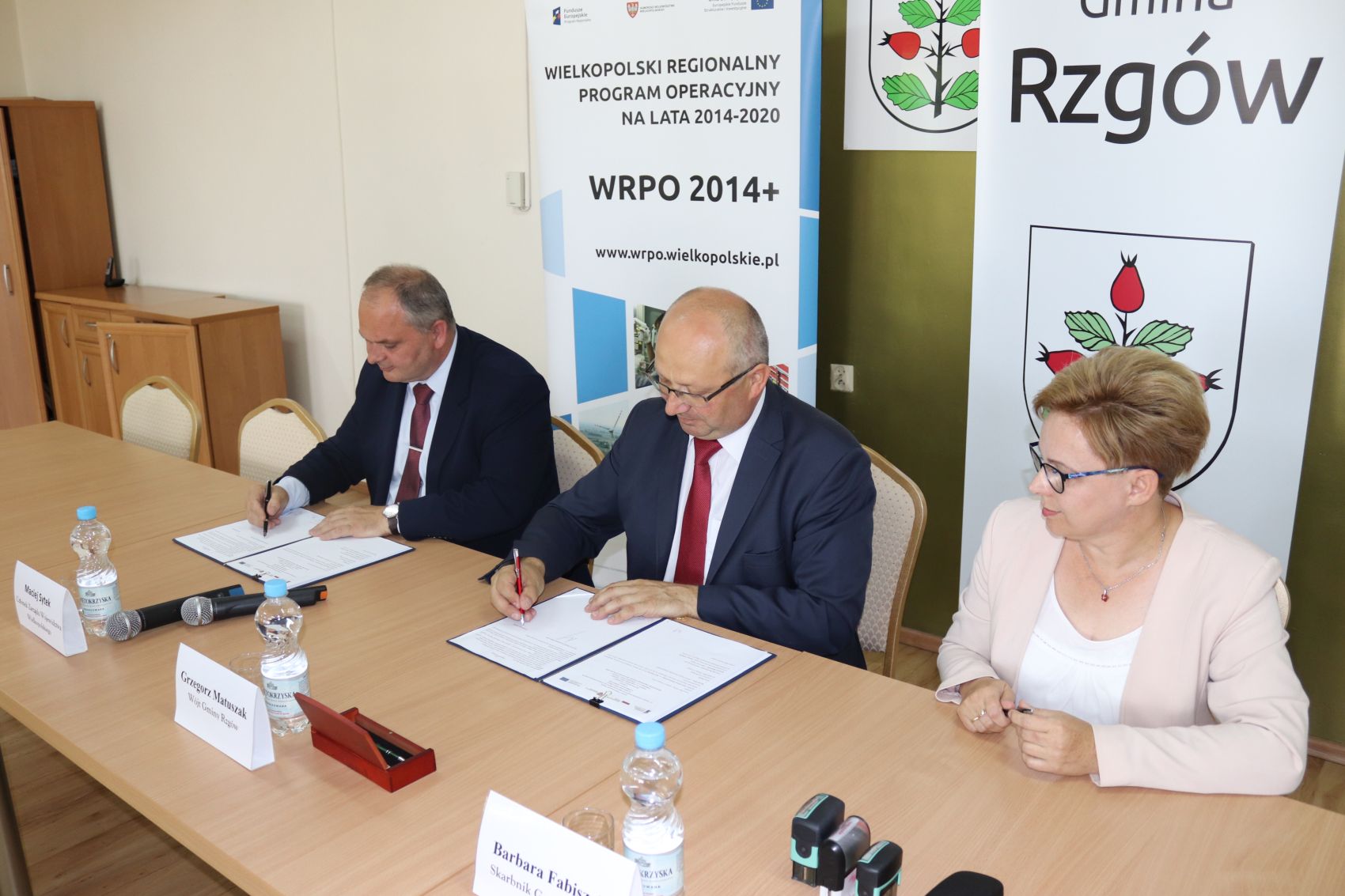 Podpisanie umowy na dofinansowanie projektu: Budowa oczyszczalni ciekw dla Aglomeracji Sawsk oraz budowa kanalizacji sanitarnej w miejscowoci Branno Etap II
