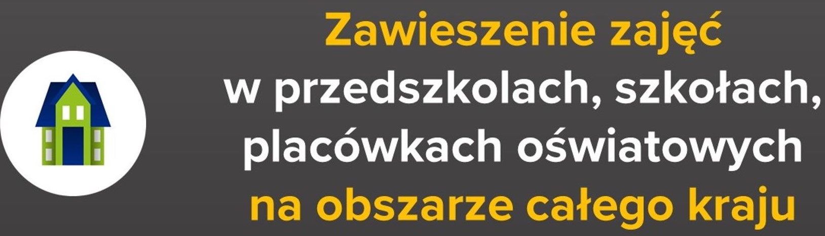 Zawieszenie zaj w szkoach i przedszkolach