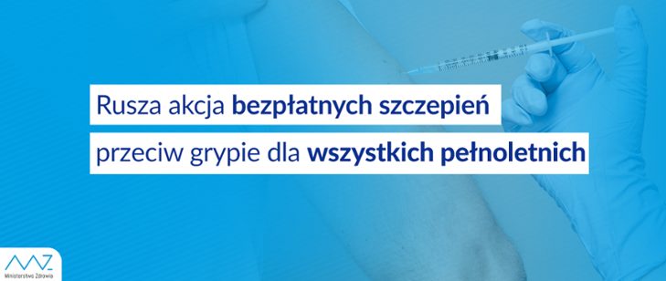 Bezpatne szczepienia przeciw grypie dla wszystkich osb penoletnich