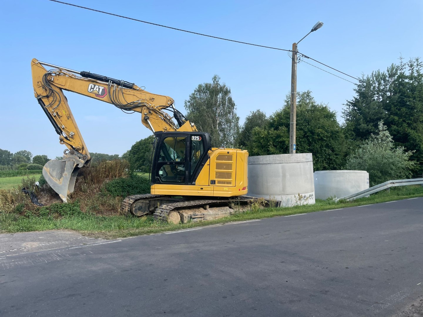 Budowa kanalizacji sanitarnej w Grabienicach i Rzgowie Drugim - etap końcowy