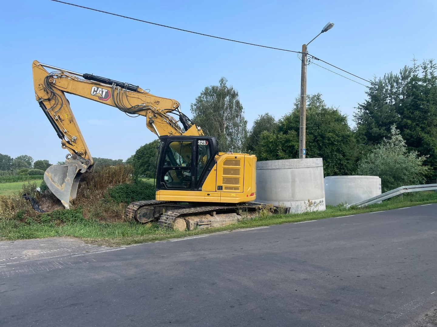 Budowa kanalizacji sanitarnej w Grabienicach i Rzgowie Drugim - etap kocowy