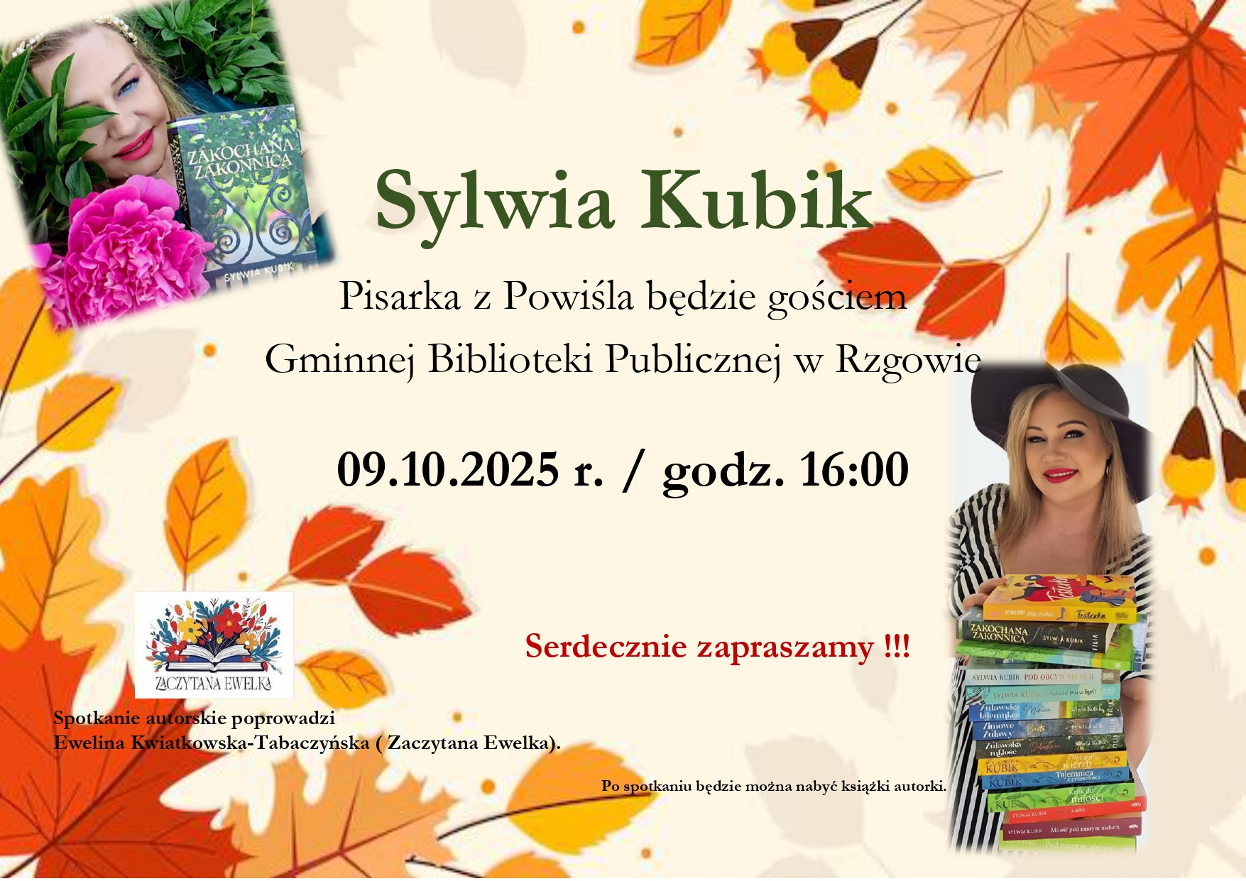Spotkanie z pisark� Sylwi� Kubik
