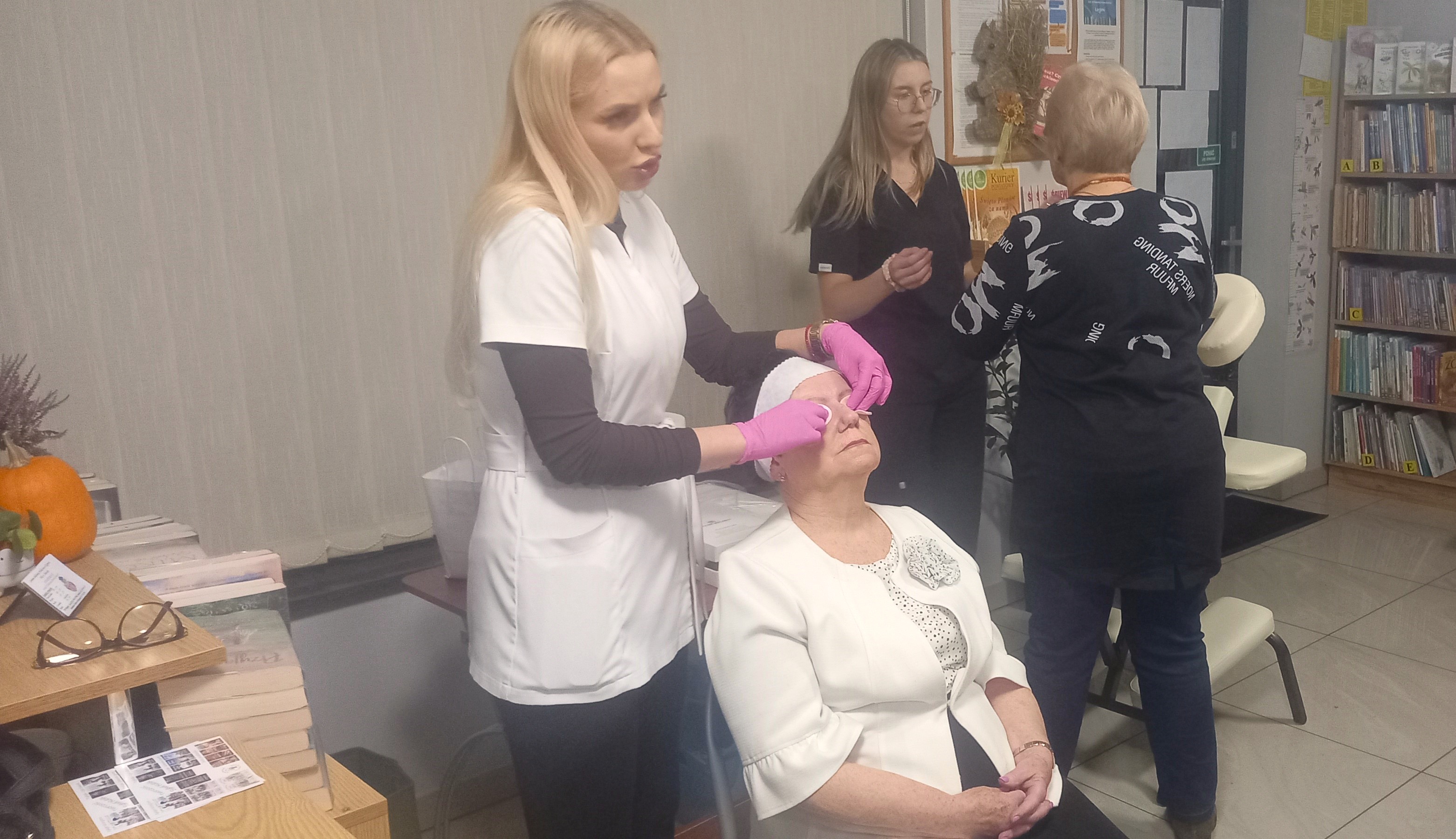 Realizacja zaj�� piel�gnacyjnych dla senior�w w projekcie - Kultur� tworzyMY