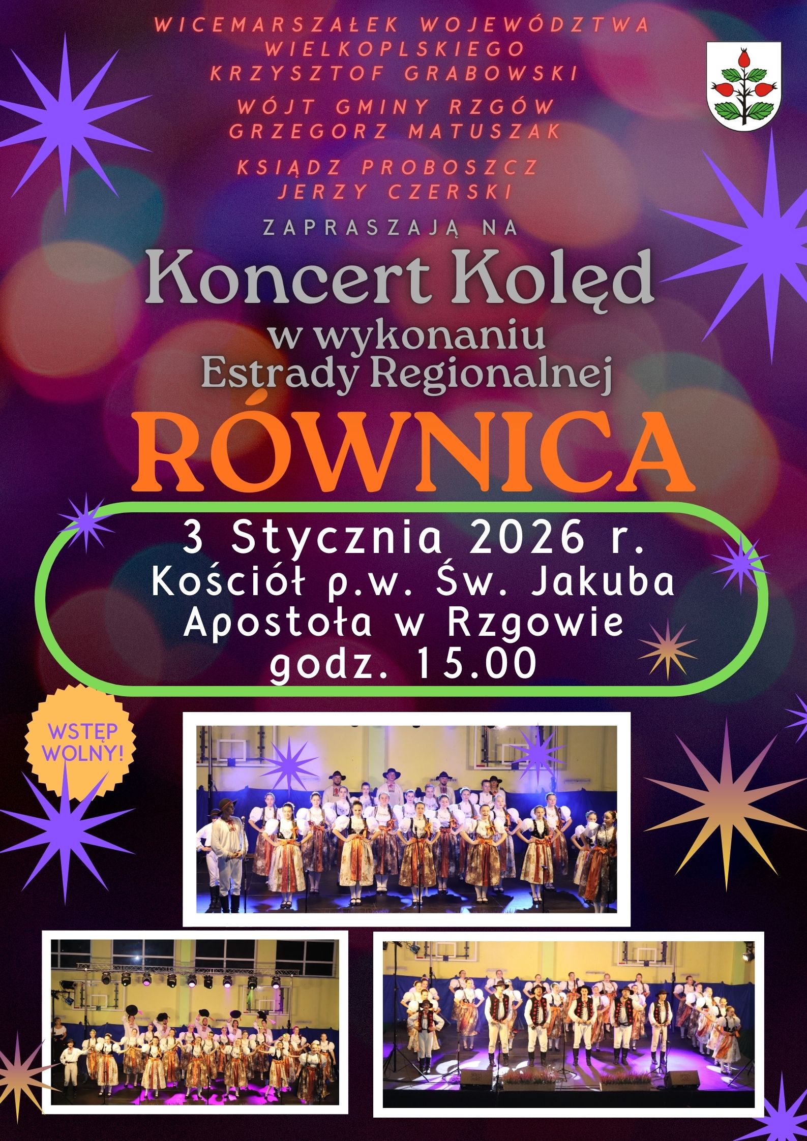 Wsp�lne kol�dowanie w Gminie Rzg�w