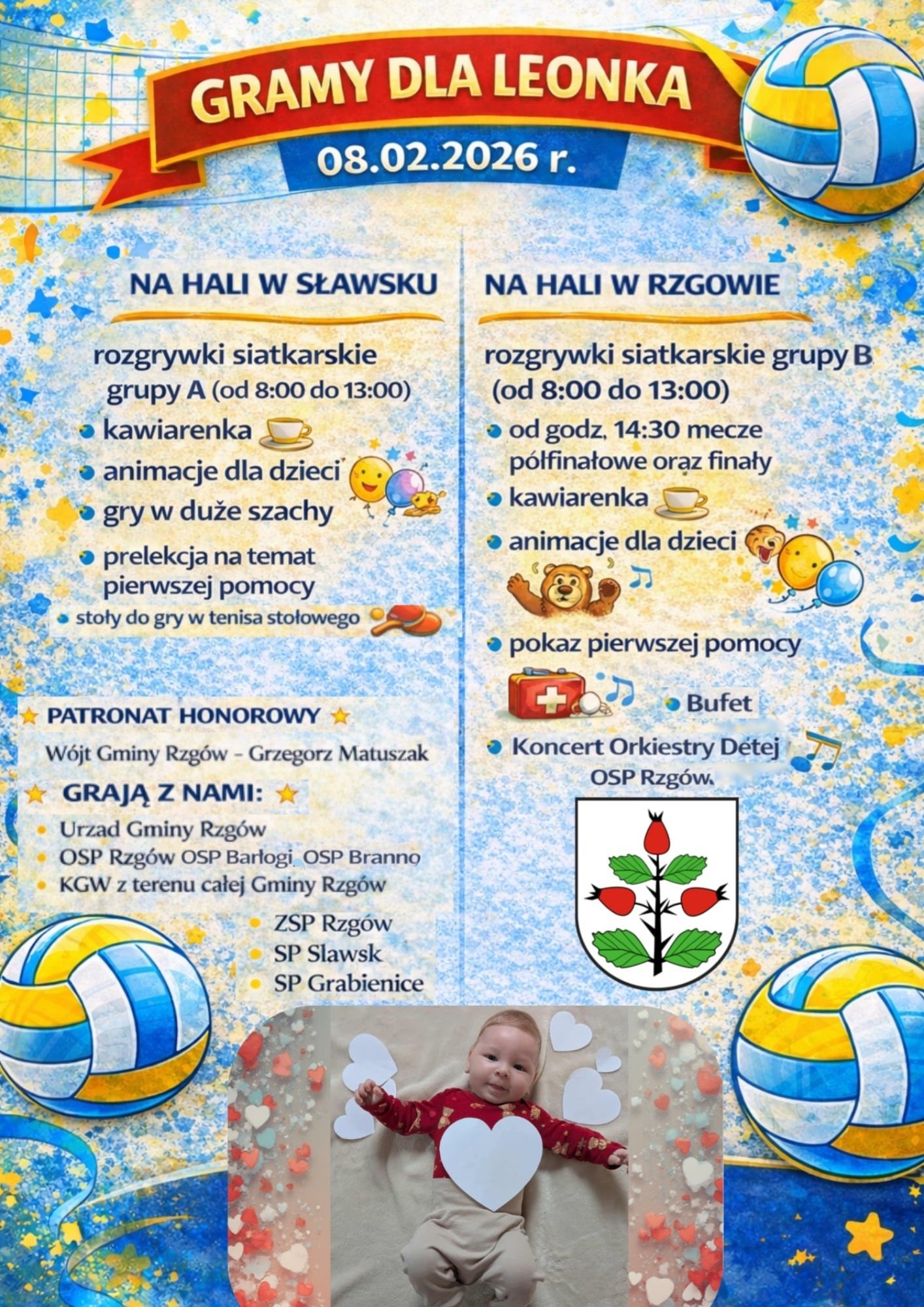 Turniej Charytatywny w Pi�k� Siatkow� - Gramy dla Leonka