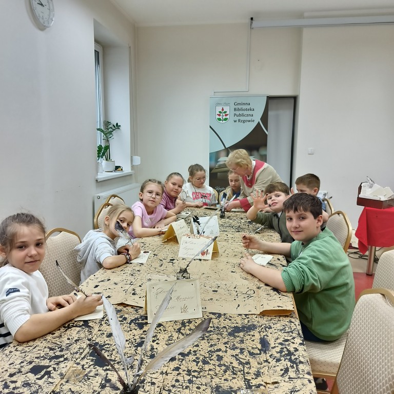 Papiernicze warsztaty w Gminnej Bibliotece Publicznej w Rzgowie